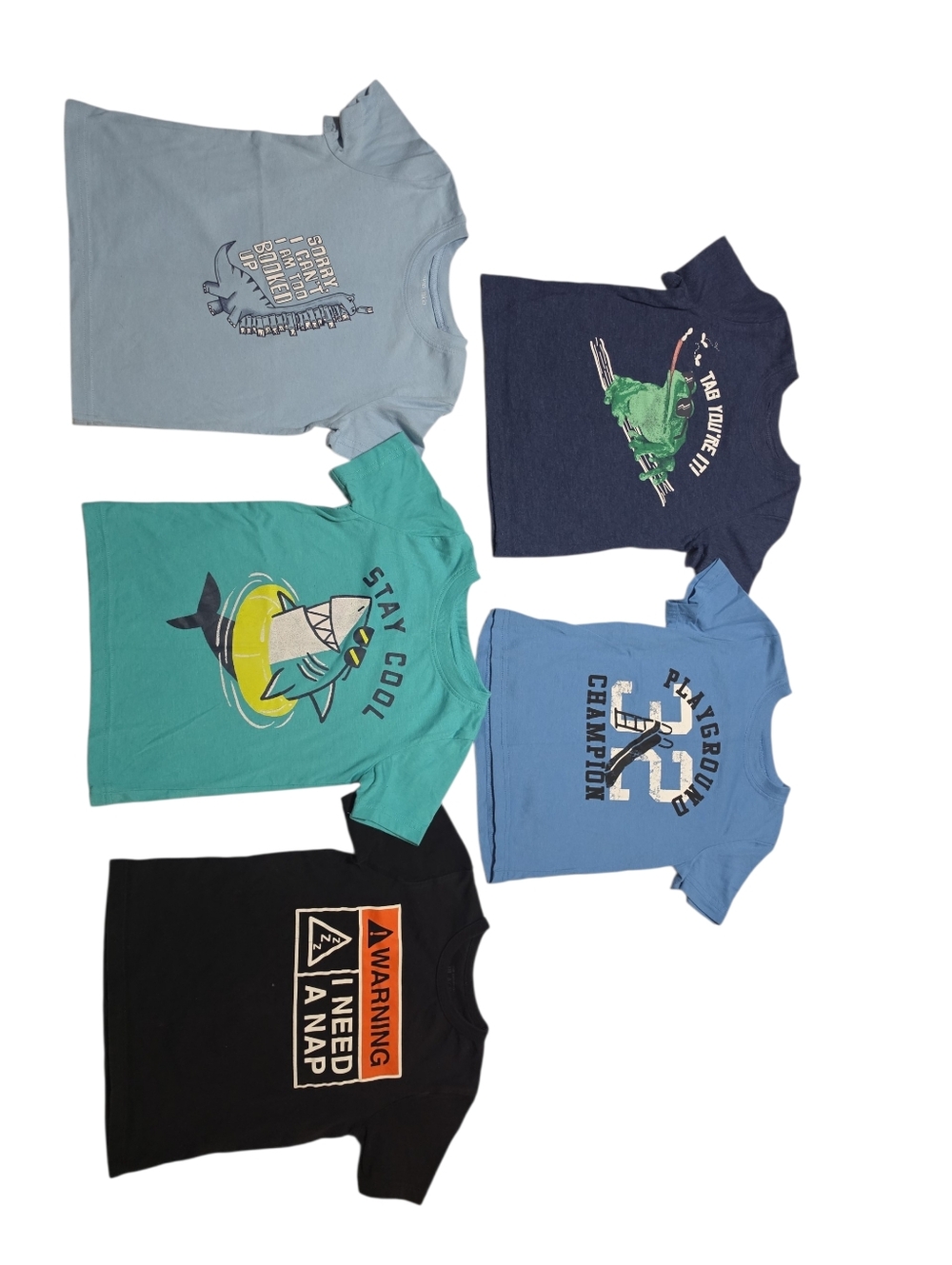 Bundle Lot Toddler Boys Short Sleeve Shirts Size 2T - Picture 3 of 7
